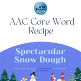 Spectacular Snow Dough Project - Core Word Book