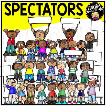 Preview of Spectators Clip Art Set {Educlips Clipart}