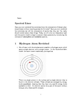 Preview of Spectral Lines Introduction