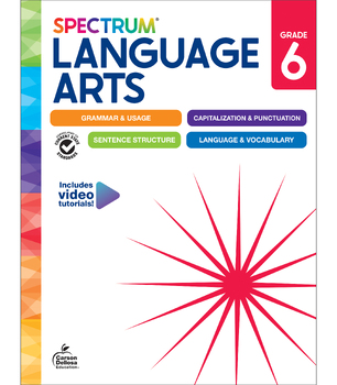 Preview of Spectrum Language Arts Workbook, Grade 6 705496-EB