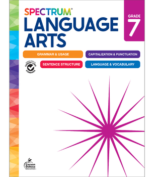 Preview of Spectrum Language Arts Workbook, Grade 7 - 705497-EB