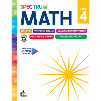 Preview of Spectrum Math, Grade 4 705503-EB