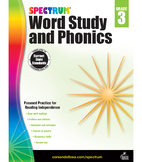 Spectrum Word Study and Phonics Workbook Grade 3 Printable