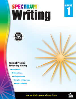 Preview of Spectrum Writing Workbook Grade 1 Printable 704624-EB