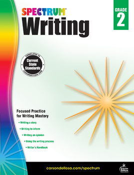 Preview of Spectrum Writing Workbook Grade 2 Printable 704571-EB