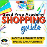 Sped Prep Academy Shopping Guide