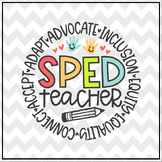 Sped Teacher svg | Special Education Teacher shirt Cut Fil