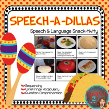 Preview of AAC, Core Vocabulary, WH Questions, Snacktivity: Quesadillas