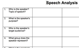 Speech Analysis Chart