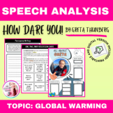 Speech Analysis How Dare you! by Greta Thunberg Climate Change