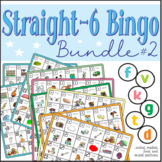Speech Artic - Straight-6 Bingo Bundle No.2 -  f, v, k, g, t, d