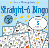 Speech Artic - /s/ sound: Straight-6 Bingo Game