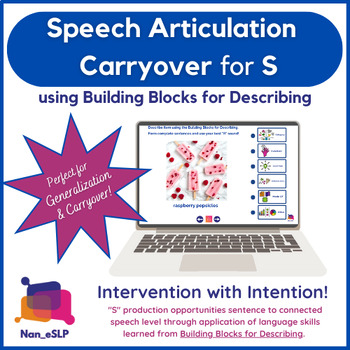 Preview of Speech Articulation Carryover for S: Building Blocks for Describing Boom Cards