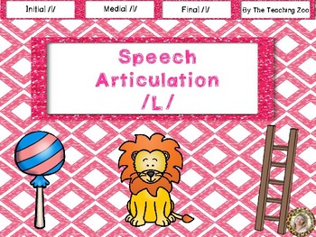 Preview of Speech Articulation L Sounds {Initial, Medial, Final Positions}