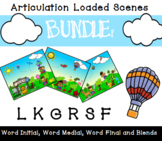 Speech: Articulation Loaded Scenes/Pictures BUNDLE Initial