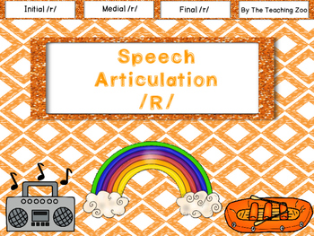 Preview of Speech Articulation R Sounds {Initial, Medial, Final Positions}