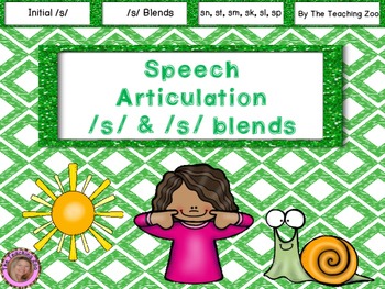 Preview of Speech Articulation S and S Blends
