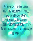 Speech Badge