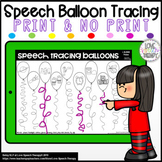 Speech Balloon Tracing - NO PRINT Option!