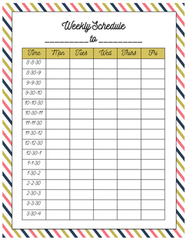 Speech Binder Covers and Schedule by Speach Cobbler | TpT