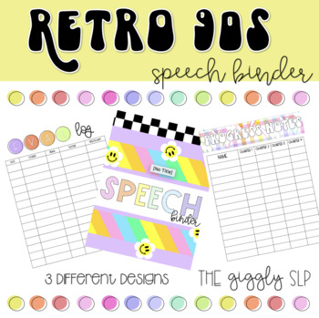 Preview of Speech Planner | SLP Decor Retro 90s
