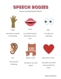 Speech Bodies - Visual Reminder of Expected Speech Room Behaviors