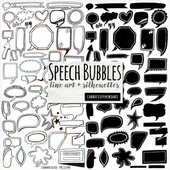 speech bubble silhouette
