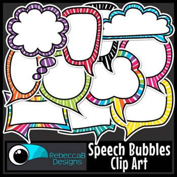 Preview of Speech Bubbles Clip Art