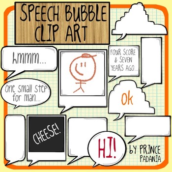Preview of Speech Bubbles Clip Art