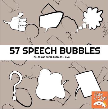 Preview of Speech Bubbles Clipart