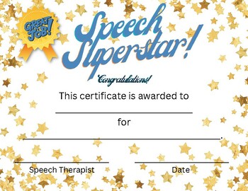 speech award ideas