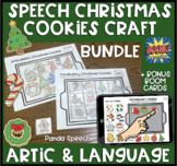 Speech Christmas Cookies Craft BUNDLE! Articulation and La