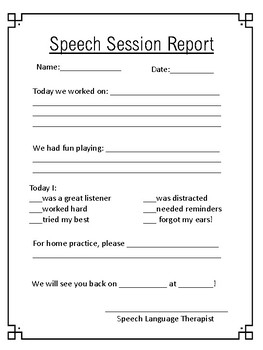 Preview of Private Practice Speech Session Report
