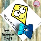 Speech Dreams Spring Kite Therapy Craft: Vocalic R Wh ques