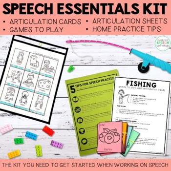 Preview of Speech Essentials Kit for Speech Therapy