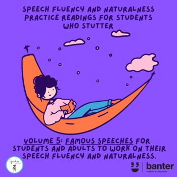 Preview of Speech Fluency & Naturalness Practice-Readings for Students who Stutter Volume 5