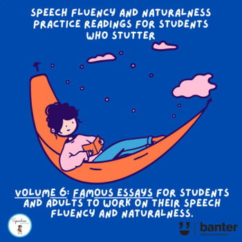 Preview of Speech Fluency & Naturalness Practice-Readings for Students who Stutter Volume 6