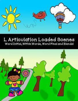 Preview of Speech: L Articulation Loaded Scenes/Pictures Initial Medial Final Blends