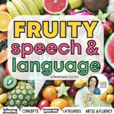 Speech & Language Activity | Fruit and Vegetable Themed