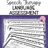 Speech Language Informal Assessments for K5 thru 12th grad