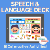 Speech & Language BOOM Cards™ (16 Interactive Activities)