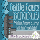 Speech & Language Battle Boats Bundle