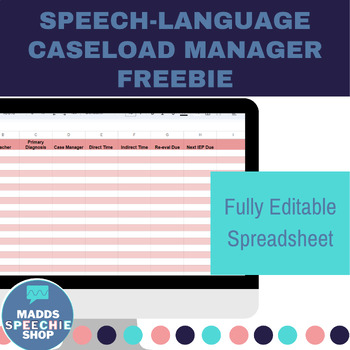 Preview of Speech-Language Caseload Manager FREEBIE