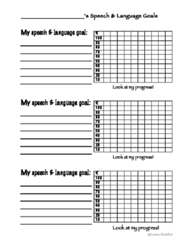 Preview of Speech Language Data Sheets
