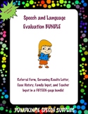 Speech & Language Evaluation BUNDLE (K-6)