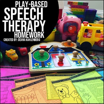 Speech & Language Homework {Toddler Toys}