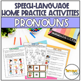Speech/Language Homework and Handouts for Practicing Prono