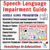 Speech Language Impairment Presentation