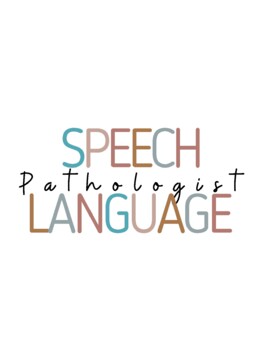 Speech Language Pathologist Decor Poster by Sweet and Savvy Speech