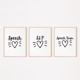 Speech Language Pathologist Printables Bundle